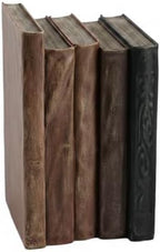Retro Classical Resin Faux Fake Books Bookend, Decorative Shelf Book Holder, Coffee Table Display Ornament, Fall Home Interior Decoration, Decorative Gift for Men for Living Room by JIAYIGOOD