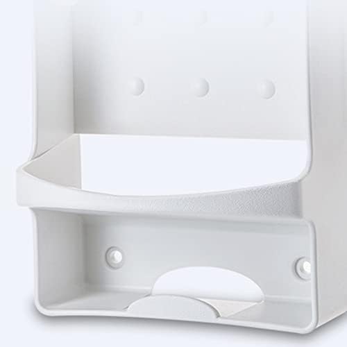 Fydun Ironing Board Hanger, Iron Holder Wall Mounted Heat Widened Electric Mount Soporte Plancha Organizer with Hooks for Closet Hotel White Boards Rack Household Bathroom - Image 3