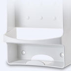 Fydun Ironing Board Hanger, Iron Holder Wall Mounted Heat Widened Electric Mount Soporte Plancha Organizer with Hooks for Closet Hotel White Boards Rack Household Bathroom - Image 3