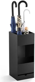 Black Acrylic Umbrella Stand Organizer 22 Inch Umbrella Holder Rack by Leinuosen