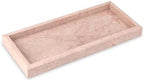Marble Bathroom Vanity Tray, Pink/Cream Rose, 12"x 5" x1.2" by HESHIBI