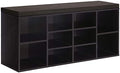 VASAGLE Shoe Bench with Cushion, 10 Compartments, 11.8 x 40.9 x 18.9 Inches by VASAGLEbySONGMICSHOME