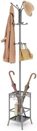 Hoctieon Coat Rack Freestanding, Coat Tree with Umbrella Holder by Hoctieon