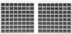 2 Pcs Paint Organizer, Wall-mountable Craft Paints Storage Rack, PVC Board,12.99X3.54X12.99 in,for DIY Crafters Spray Painters Studios, Galleries (White) - Image 3