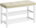 SONGMICS Shoe Bench, Entryway Bench with Cushion, Space-Saving by SONGMICSbySONGMICSHOME