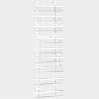 Moforoco 9-Tier White Over The Door Pantry Organizer, Pantry Organization and Storage, Black Hanging Basket Wall Spice Rack Seasoning Shelves, Home & Kitchen Bedroom Bathroom House Essentials - Image 7