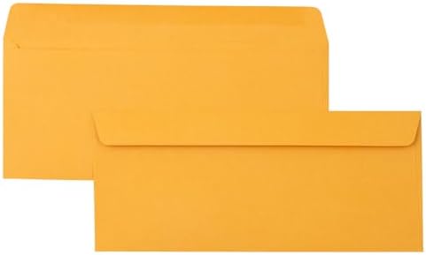 JAM PAPER #12 Manila Envelopes - 4 3/4 x 11 - Brown Kraft Manila - Bulk 1000/Carton - Image 3