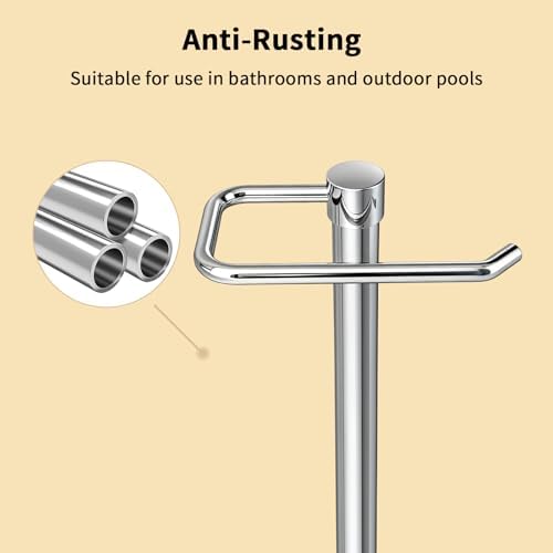 YUMORE Hand Towel Holder Stand Countertop, Pro Max Chrome - Image 6