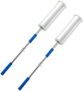 2-Pack Long Handle Stretch wrap Dispenser - 48 Inch Shrink wrap Pole Heavy Duty Stretch Film Dispenser Pole Holder - Fits 12" to 24" Rolls with 2" to 3" Core -Wrapping Pole for Shrink wrap by Bullro