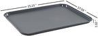 6 Packs Gray Large Plastic Trays, 25.23" x 17.59" Multi-Purpose Boot Trays - Image 2