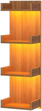 HOOBRO Floating Wall Shelves with LED Lights, Floating Shelf Wall Mounted by HOOBRO