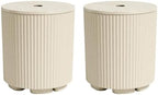NicBex 2 Pack Outdoor Umbrella Base Table with 1.5 Inch Hole,Beige by NicBex