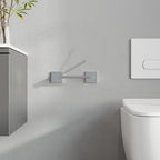 RUACQ Chrome Toilet Paper Holder & Towel Ring, Bathroom Accessories - Image 3