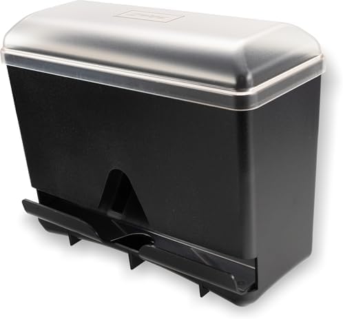 San Jamar Junior Bulk Straw Dispenser Holds 250 Straws for Restaurants, Dining Halls, and Fast Food, Plastic, 5 x 10.5 x 8.75 Inches, Black by SanJamar