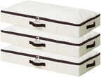 3PCS Low Profile Under Bed Storage Containers, Under Bed Storage Bins by iwillCREATEPRO