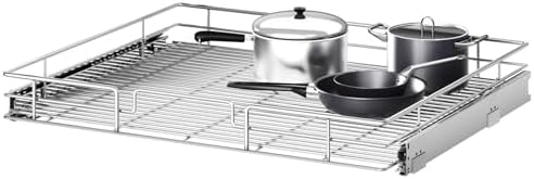 Pull Out Cabinet Organizer 25½" W x 21½" D, Heavy Duty Cabinet Pull Out Shelves, Slide Out Drawers Organization for Kitchen Cabinets Bathroom by Unknown