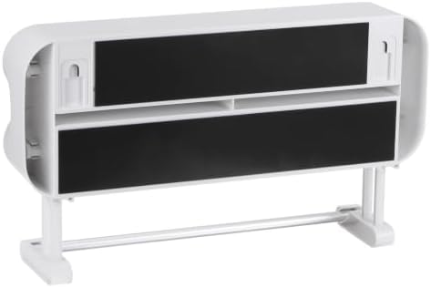 uxcell 3 in 1 14"x2.6" Plastic Wrap Dispenser with Cutter and Magnetic Bottom, Suitable for Tin Foil, Plastic Cling Wrap, Aluminum Foil - Wood Color - Image 3