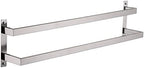 KOKOSIRI Bath Towel Bars 32 Inches Bathroom 2-Tiers Ladder Towel Rails Towel Holders Wall Mounted Towels Shelves Rack Brushed Stainless Steel, B5008BR-L32 by KOKOSIRI