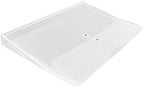 JAM PAPER Plastic Envelopes with Button & String Tie Closure - Legal Booklet - 9 3/4 x 14 1/2 - Clear - 12/Pack - Image 4