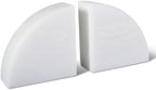 Karibiber Marble Bookend for Shelves, Non-Skid Bookends for Heavy Books, Heavy Duty Book Stopper for CDs, Luxury Book Shelf Holder, Quarter Circle Design Book Ends Decorative, Namib Fantasy, Set of 2 - Image 2