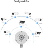 REOLINK Junction Box RLA-JBS1 Designed for Bullet Cameras B400, RLC-510A, RLC-510WA, RLC-810A, RLC-811A, RLC-811WA, RLC-81MA, RLC-81PA, RLC-1210A, Duo 2 PoE, Duo 2 WiFi, CX410 (Pack of 2) - Image 2