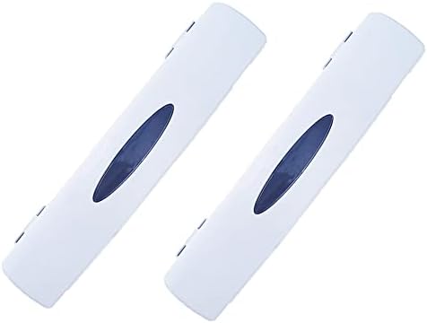 2 Packs Plastic Wrap Cutter Plastic Wrap tastic Easy to Use Food Freshness Wrap Dispenser, Just Pull, Press, Cut, and Wrap Food in Parchment Paper, Aluminum Foil, Cling Wrap, or Your Favorite Material by DobryDom
