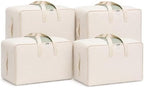 DoYiKe Soft Canvas Storage Bag for Bedding, Blankets, Quilt, Pillows by DoYiKe