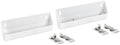 Rev-A-Shelf 11" Tip-Out Plastic Sink Trays for Kitchen and Bathroom Base Cabinet, Pack of 2 Pullout Vanity Shelf Home Organizer, White, 6572-11-11-52 by Rev-A-Shelf