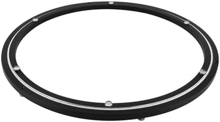 TamBee 20 Inch Lazy Susan Bearing Base, 450 LBS Load Capacity Heavy-Duty Mute Turntable Ring Lazy Susan Hardware for Dining Table, DIY Projects (Black) by TamBee