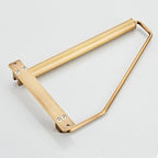 Folding Wall Mounted Clothes Hanger Rack Clothes Hook Solid Brass with Swing Arm Holder Clothing Hanging System Closet Storage Organizer Heavy Duty Drying Rack Wall Mount, Antique Brass - Image 7
