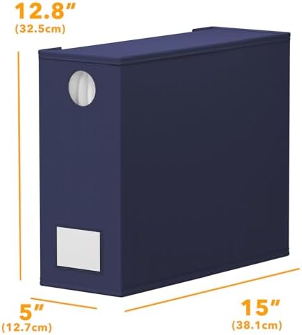 SpaceAid 3 Pack Bed Sheet Organizers and Storage, Foldable Sheet Organizer for Linen Closet, Sheets Set Folder Keeper with Window XL (Queen & King Size) Bedding Container (Navy Blue, 3 Pack) - Image 7
