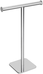 RUACQ T-Shape Hand Towel Holder Stand, 16inch, Chrome by Ruacq