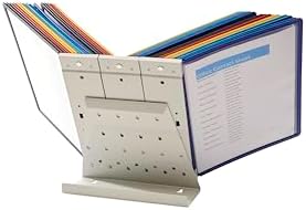 Durable Desktop Reference System, 10 Double-Sided Panels, Assorted Colors - Image 2