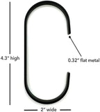 NAHANCO C Shaped Accessory Hook Hanger, Chrome – 100 Count - Image 4