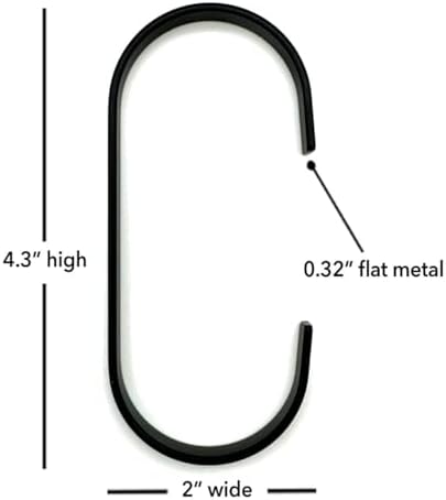 NAHANCO C Shaped Accessory Hook Hanger, Chrome – 100 Count - Image 4