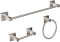 RUACQ Bathroom Accessories, 3-Piece Bathroom Hardware Set, Brushed Nickel by Ruacq