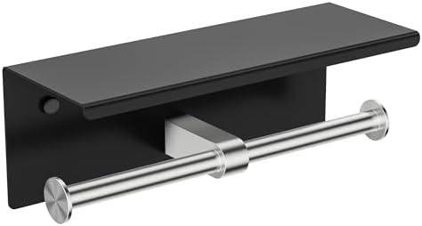 FORIOUS Toilet Paper Holder with Shelf, Commercial Toilet Paper Dispensers by FORIOUS