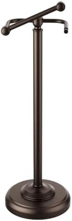 Dark Bronze Toilet Paper Holder Stand Stainless Steel&Weighted Base by WZKALY