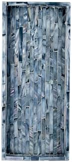 PEMAR Blue Mother of Pearl Tray Set of 2 – Handcrafted Decorative Vanity & Countertop Organizer for Bathroom, Entryway, Coffee Table – Elegant Home Decor Accent, 11.8" Lx5.1 Wx1 H - Image 2