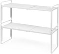 Nxconsu Kitchen Cabinet Shelf Organizers, Countertop Riser, 8.6" 2 Pack by Nxconsu