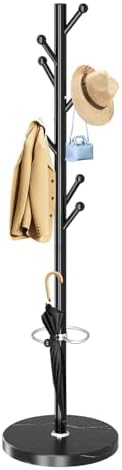 OIRUMIE Coat Rack,Metal Coat Rack Frestanding,Black Coat Stand for Entryway by OIRUMIECoatRackFreestanding