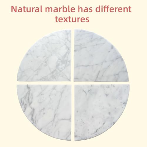 9 Inch Natural Marble Corner Shower Shelf for Bathroom, Grey Veining On Soft White Base Marble Corner Shelves for Bath Wall Mounted Both Side Polished - Image 4