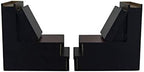 Bellaa Classic Wooden Book Bookends Library Hidden Drawers Vintage Cool Creative Unique Decorative Books Support Shelves Desk Organizer - Image 5