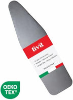 TIVIT Ironing Board Cover for Handi-Press Iron-A-Way Wall Mounted Ironing Boards 42 - 46" Long Adjustable Straps, Alumitek, Scorch Resistant, Thick Padding - Made in Italy - Oeko-TEX Certified - Image 3
