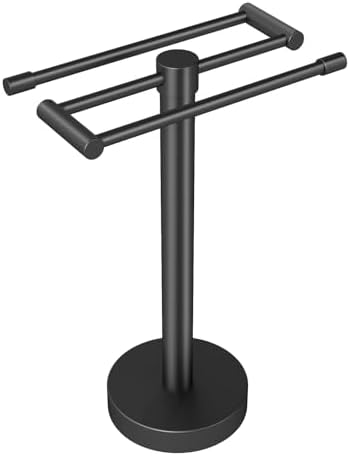 YUMORE Hand Towel Holder Stand Free Standing Countertop Towel Rack Hanger for Bathroom Kitchen by YUMORE