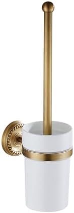 Antique Bronze Toilet Brush Holder Set Wall Mounted by PINMING