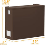 SpaceAid 12 Pack Bed Sheet Organizers and Storage, Foldable Sheet Organizer for Linen Closet, Sheets Set Folder Keeper with Window XL (Queen & King Size) Bedding Container (Brown, 12 Pack) - Image 7