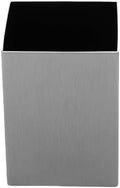 Walfront Metal Pen Holder, Thickened 304 Stainless Steel Square Pencil Holder, Multifunctional Desktop Organizers for Pens Scissors Markers Makeup Brushes for Office Home School by Walfront