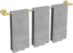 USHOWER Light Gold Bath Towel Bar, 30-Inch Towel Racks for Bathroom by USHOWER