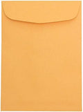 JAM PAPER 7 1/2 x 10 1/2 Open End Catalog Envelopes - Brown Kraft Manila - Bulk 500/Box by JAMPaper